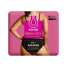 POISE CONTINENCE PANTS SIZE LARGE 8 PACK
