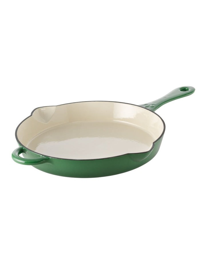 Fleur De Lis Skillet 26cm Hunter Green