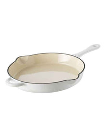 Fleur De Lis Skillet 26cm White