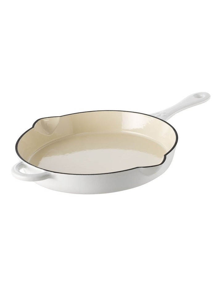 Fleur De Lis Skillet 26cm White