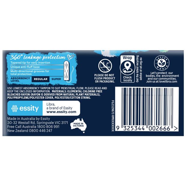 Libra Original Regular Tampons - 16 pack