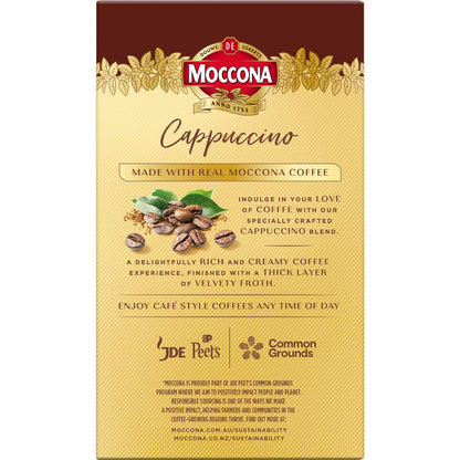 Moccona Coffee Sachets Cappuccino 10 Pack
