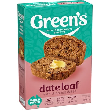 Green's Cake Mix Traditional Date Loaf 415g