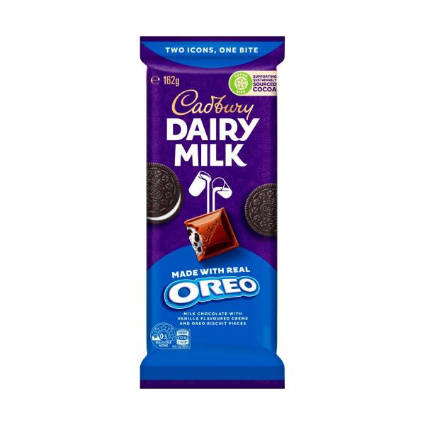 CADBURY DAIRY MILK OREO VANILLA BLOCK CHOCOLATE:.:162 GRAM
