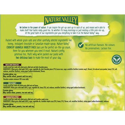 Nature Valley Crunchy Family Variety Granola Bars 42g x 12 pack