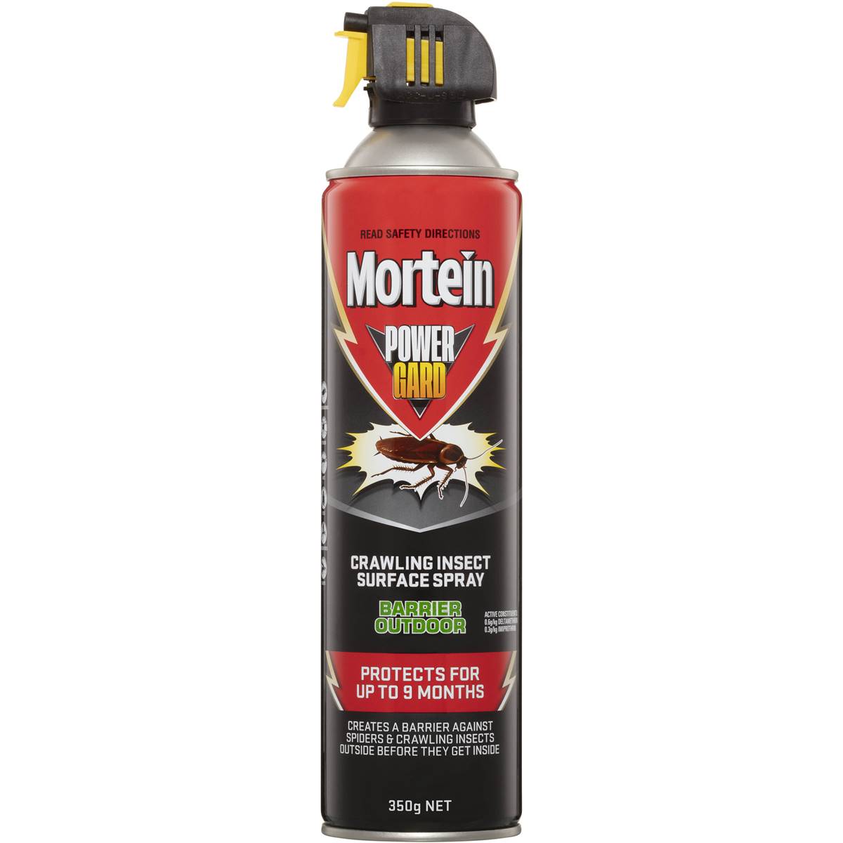 Mortein Powergard Outdoor Crawling Insect Surface Barrier Spray 350g