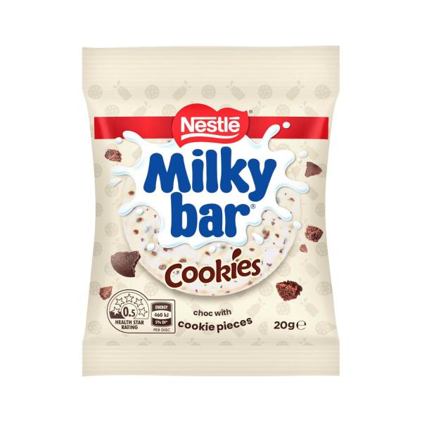 MILKYBAR COOKIES WHITE CHOC BAR