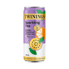 TWININGS SPARKLING TEA ORANGE PASSIONFRUIT GREEN TEA 250ML