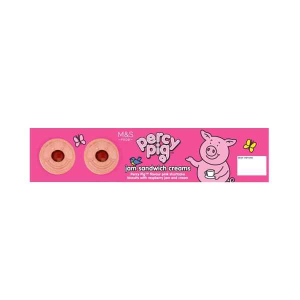 M&S PERCY PIG JAM SANDWICH CREAMS 155G