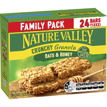 Nature Valley Crunchy Family Oats & Honey Granola Bars 42g x 12 pack