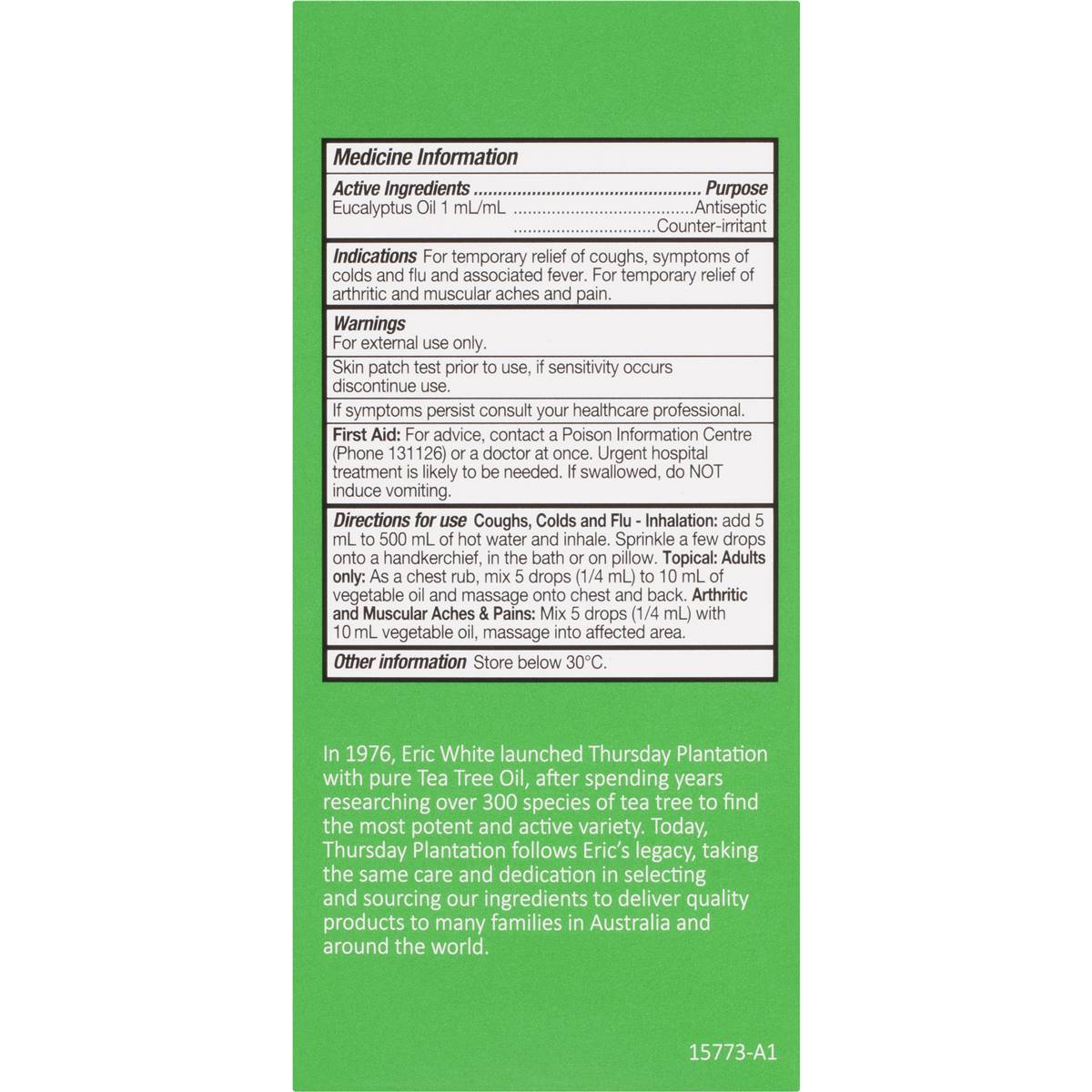 Thursday Plantation Eucalyptus Oil 200ml