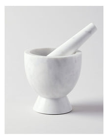 Marble Mortar and Pestle