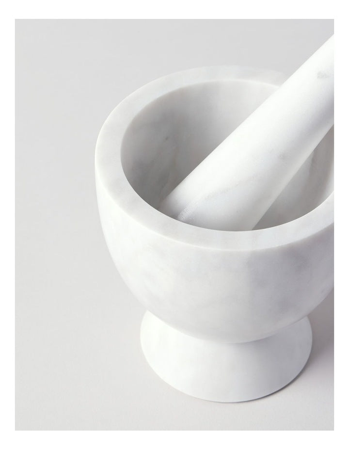 Marble Mortar and Pestle