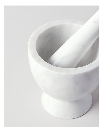 Marble Mortar and Pestle