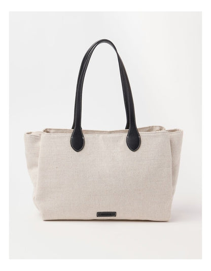 Sienna Tote Bag in Natural Canvas