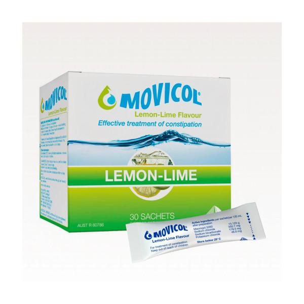 MOVICOL 13.9G X 30 SACHETS LEMON LIME