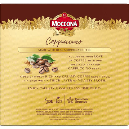 Moccona Coffee Sachets Cappuccino 30 Pack