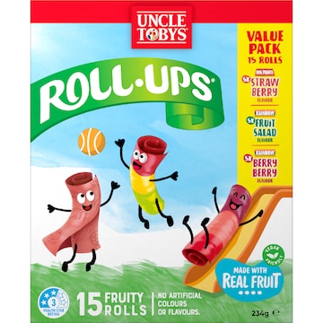 Uncle Tobys Rollups Value 15 pack