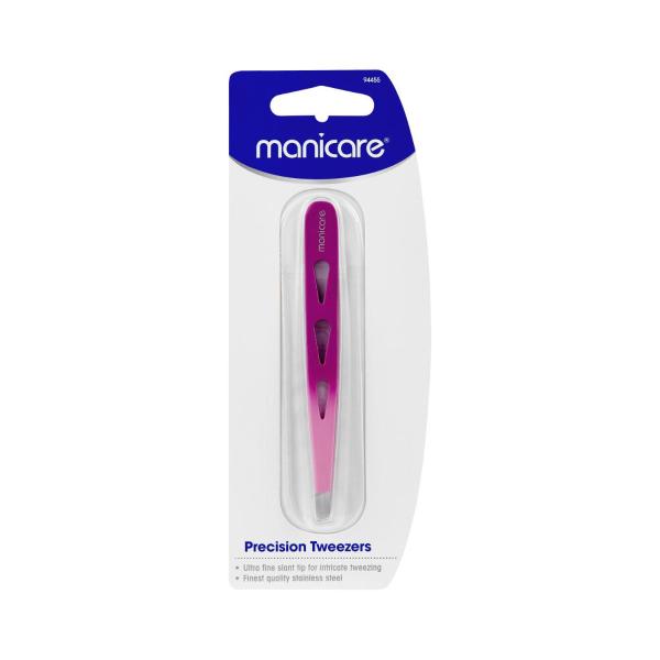 MANICARE TWEEZER PRECISION PINK