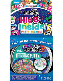 Crazy Aarons Putty 4in Hide Inside Party Animals