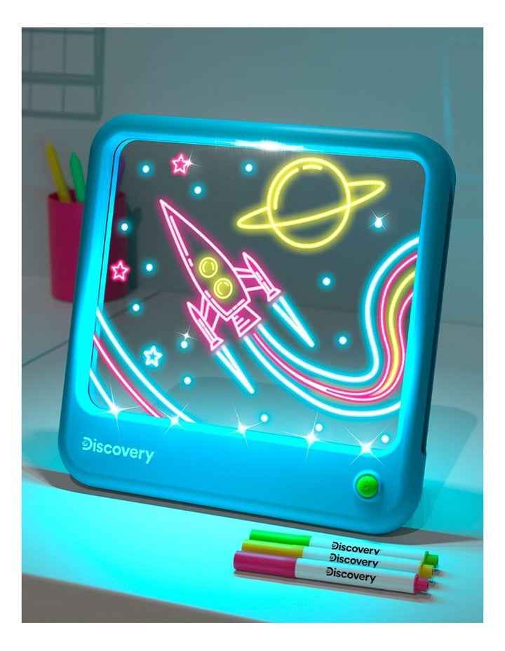 Discovery Neon Glow Tablet Light-Up Art Board