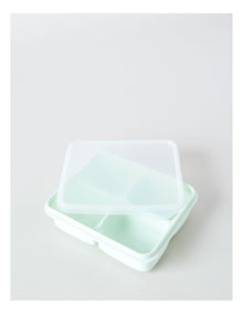 4 Cube Ice Tray with Silicone Lid 15.2x13.5x4.3cm
