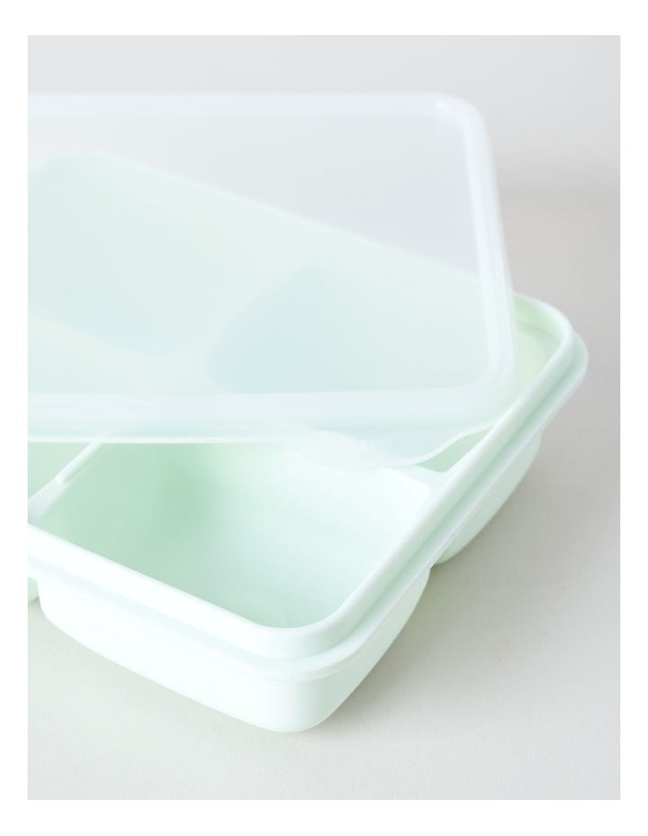 4 Cube Ice Tray with Silicone Lid 15.2x13.5x4.3cm