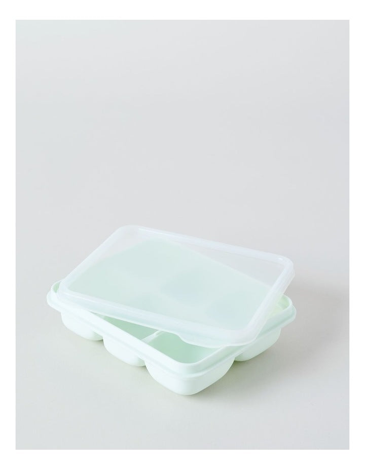 6 Cube Ice Tray with Silicone Lid 15.2x13.5x4.3cm