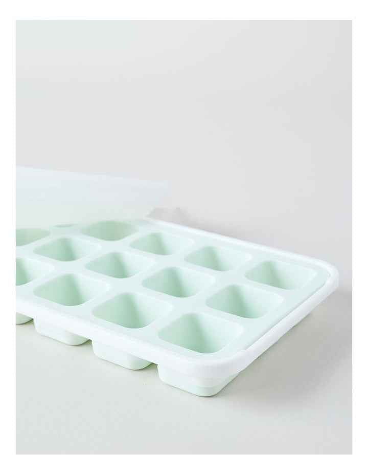 Set of 2 Ice Cube Trays Silicone with PP Lid 27.6x13x2.4cm