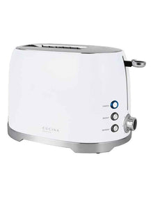 Retro 2 Slice Toaster in white CT002W