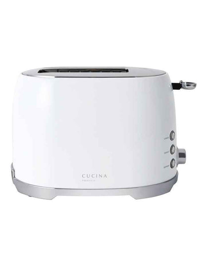 Retro 2 Slice Toaster in white CT002W