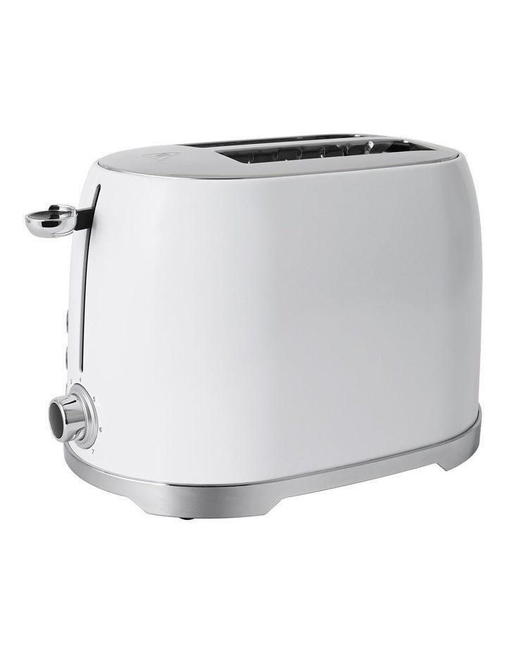 Retro 2 Slice Toaster in white CT002W