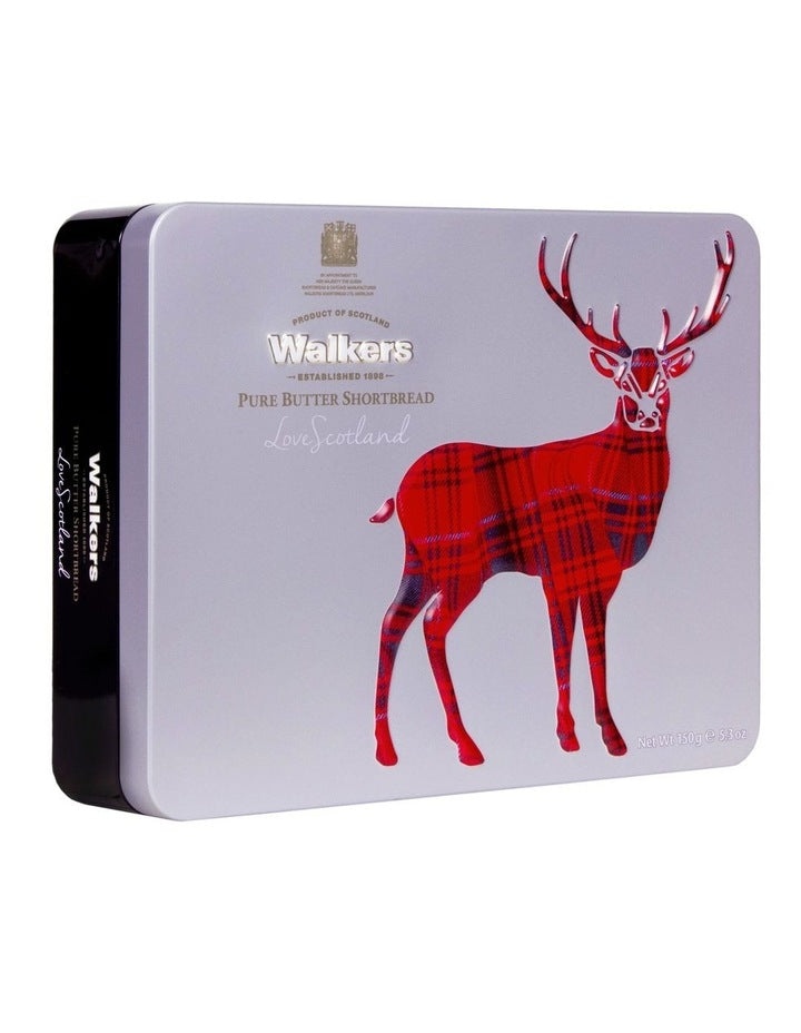 Scottish Icon Tin Shortbread Stag 150g in Multi