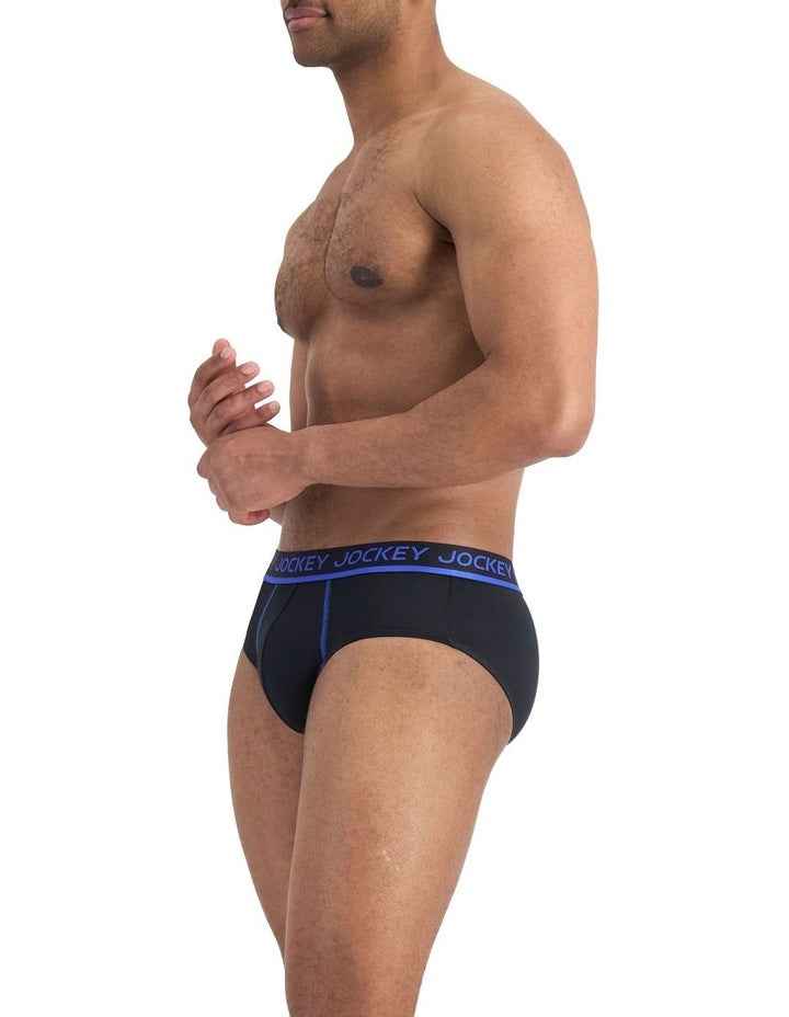 Performance Mesh Brief in Black