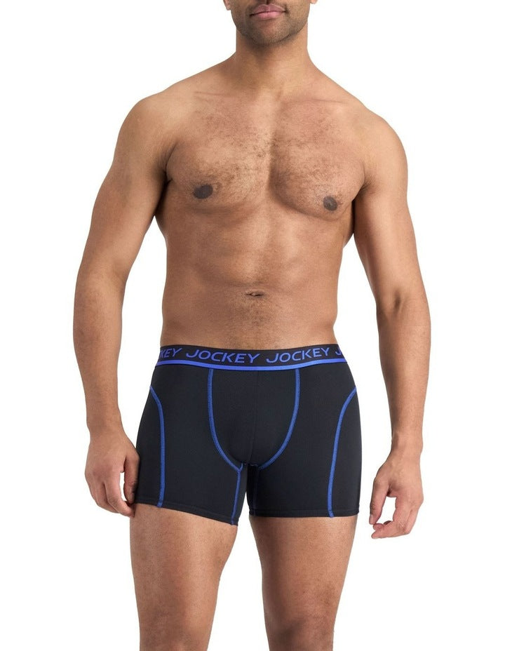Performance Mesh Midway Trunks in Black