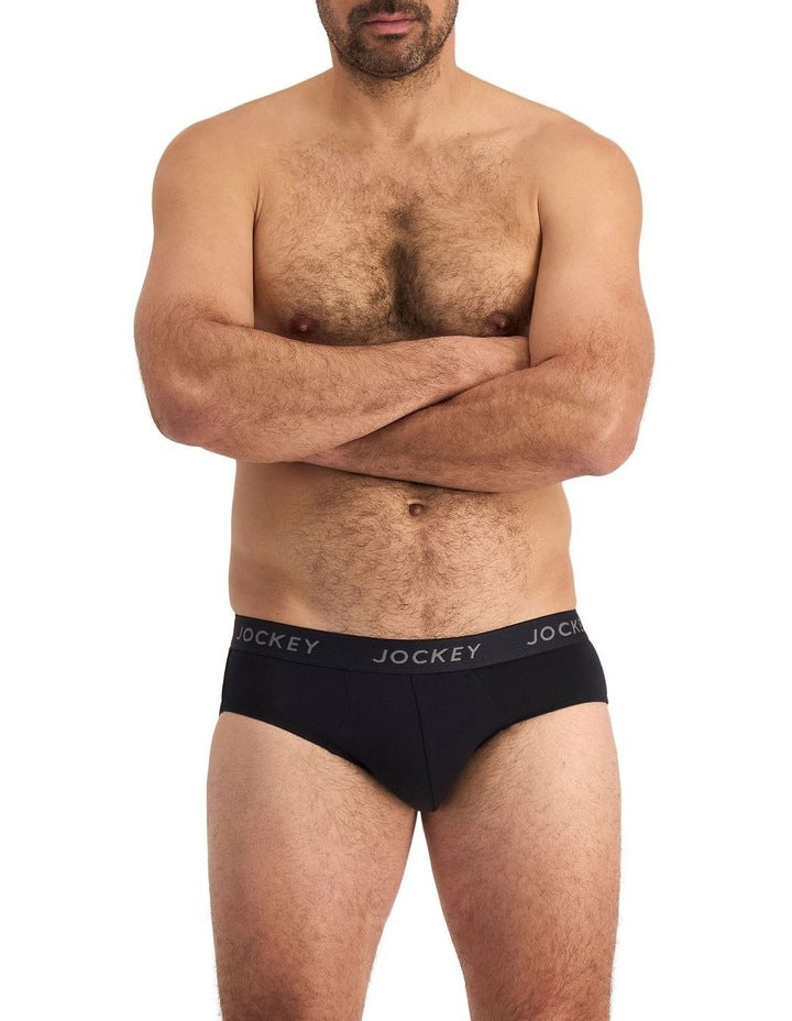 Comfort Classics Bamboo Brief 2 Pack in Black