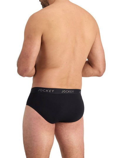 Comfort Classics Bamboo Brief 2 Pack in Black