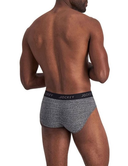 Comfort Classics Microfibre Marle Pack of 2 Briefs in Black