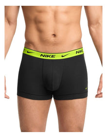 2 Pack Everyday Cotton Stretch Trunks in Black