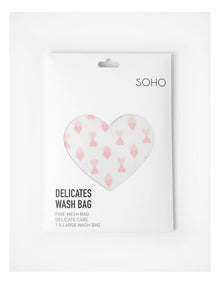 Washbag in Pink Hearts