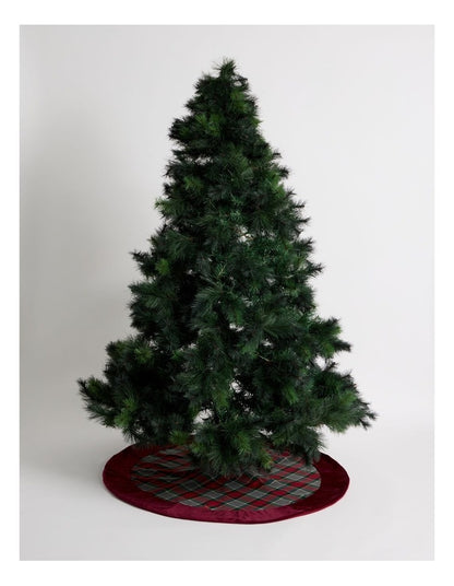 Heirloom Christmas Tartan Tree Skirt 120cm in Multi