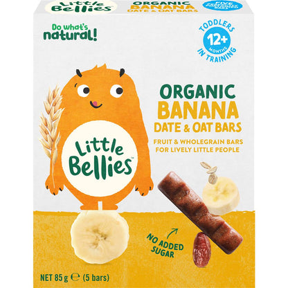 Little Bellies Organic Banana Date & Oat Bar 5 Pack