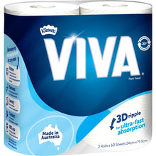 Viva Paper Towels 120 Sheets 2 Pack