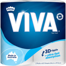 Viva Paper Towels 120 Sheets 2 Pack