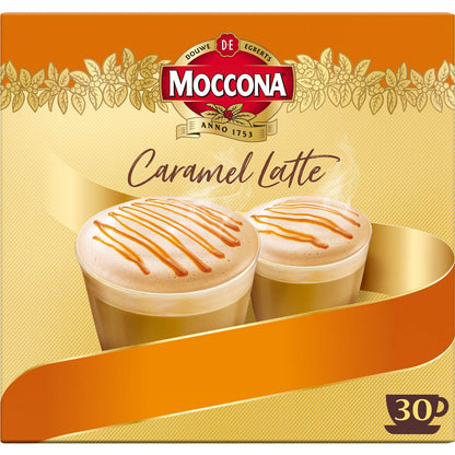 Moccona Coffee Sachets Caramel Latte 30 pack
