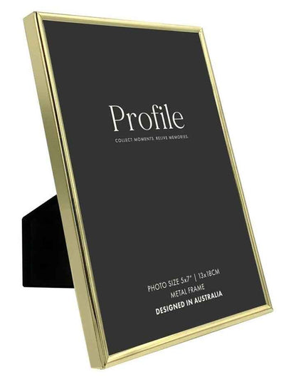 Habitat Metal Photo Frame 5x7 in Brass