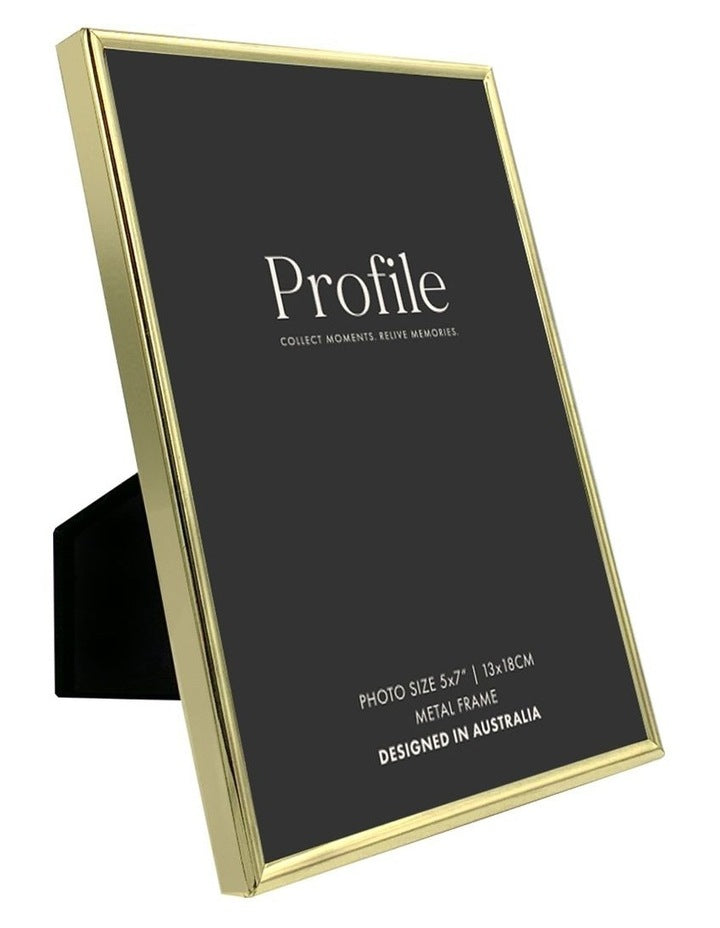 Habitat Metal Photo Frame 5x7 in Brass