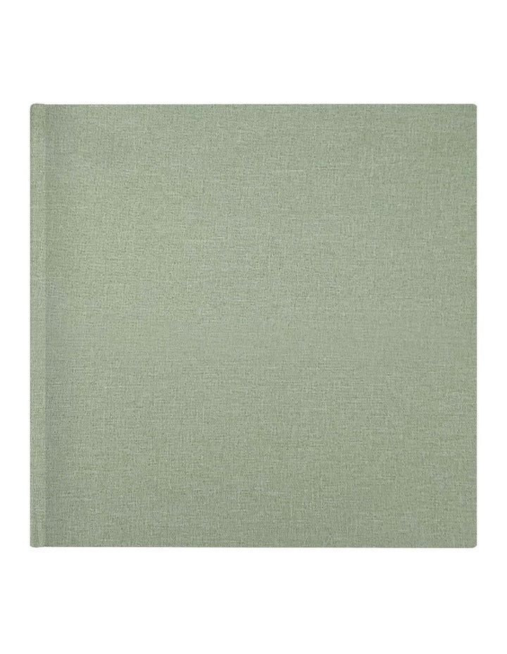 Plush Linen Photo Album 200 Photo Capacity in Sage