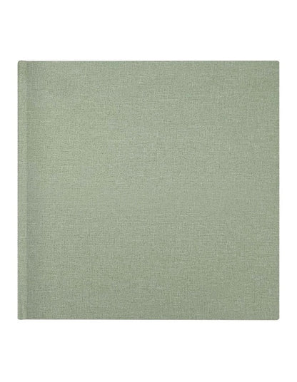 Plush Linen Photo Album 200 Photo Capacity in Sage
