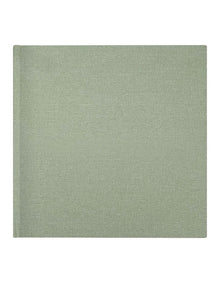 Plush Linen Photo Album 200 Photo Capacity in Sage